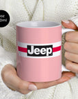 Mug with the Juventus 2015-16 Away football shirt design by RIPA Football