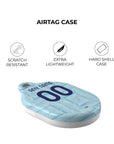 AirTag holder with the Juventus 2025-26 Away football shirt design by RIPA Football