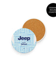 Coaster with the Juventus 2025-26 Away football shirt design by RIPA Football