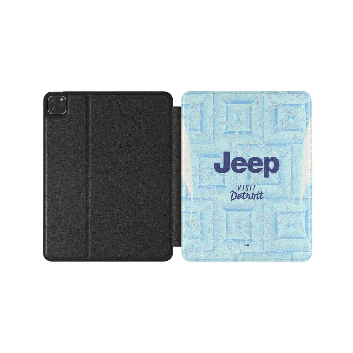 iPad case with the Juventus 2025-26 Away football shirt design by RIPA Football