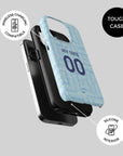 Phone case with the Juventus 2025-26 Away football shirt design by RIPA Football