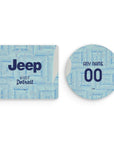 Mouse pad with the Juventus 2025-26 Away football shirt design by RIPA Football