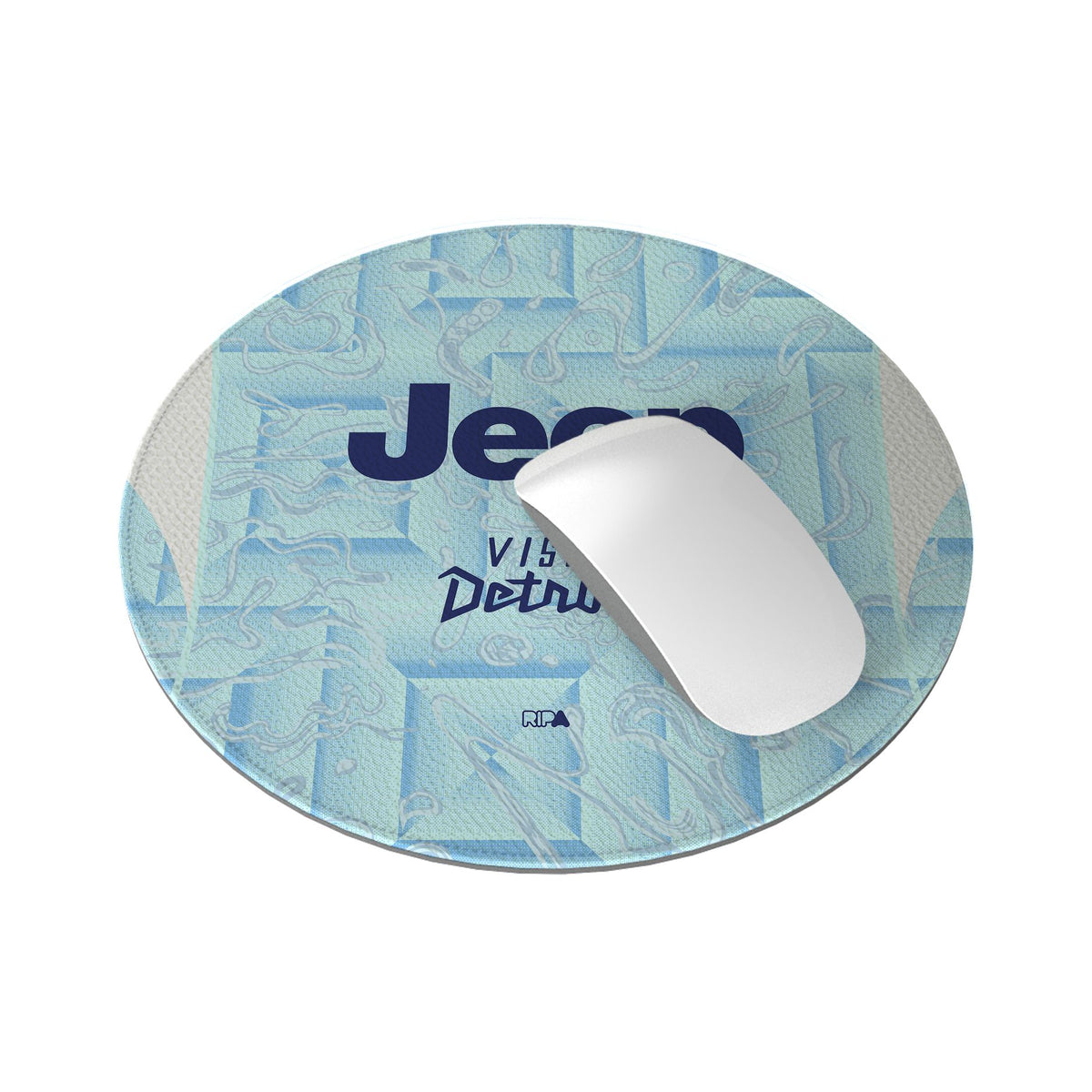 Mouse pad with the Juventus 2025-26 Away football shirt design by RIPA Football