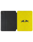 iPad case with the Leeds United 2026-27 Away football shirt design by RIPA Football