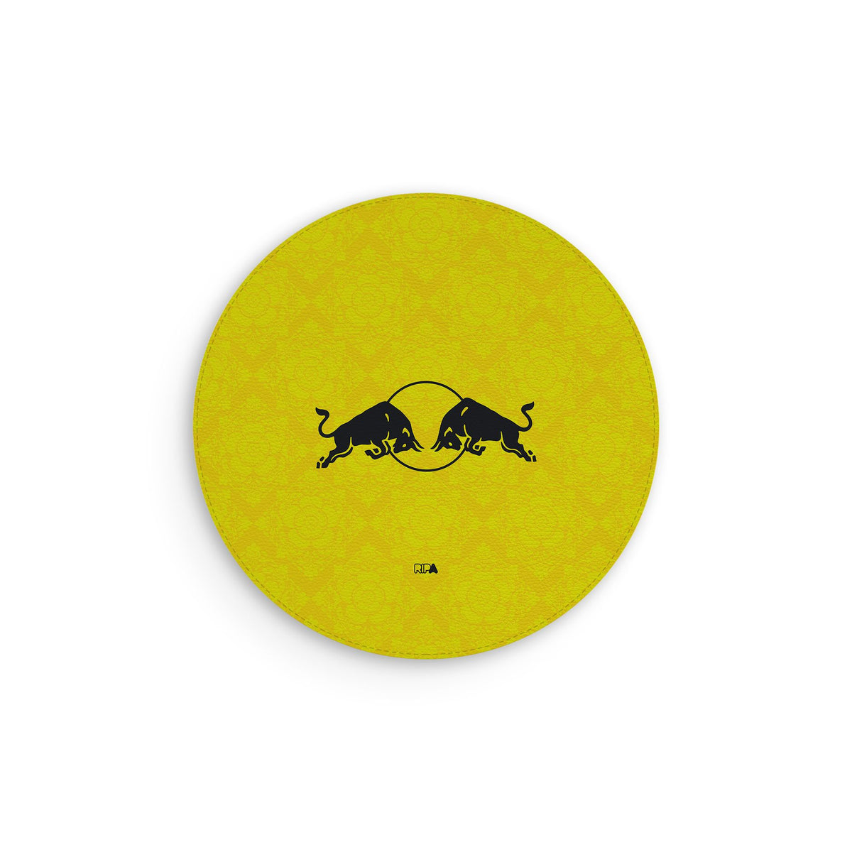 Mouse pad with the Leeds United 2026-27 Away football shirt design by RIPA Football