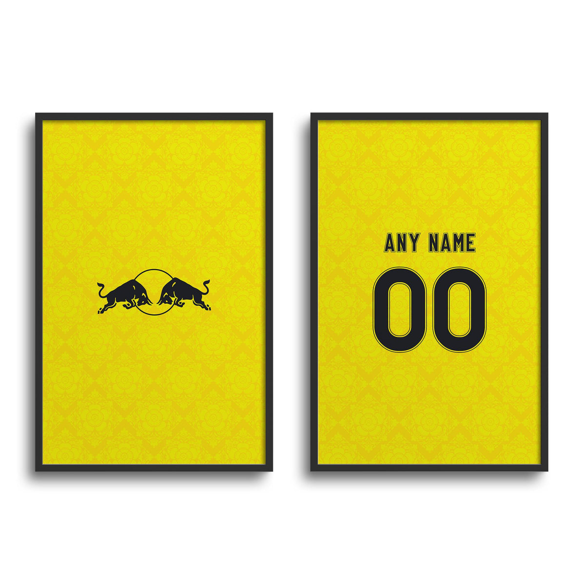 Print with the Leeds United 2026-27 Away football shirt design by RIPA Football