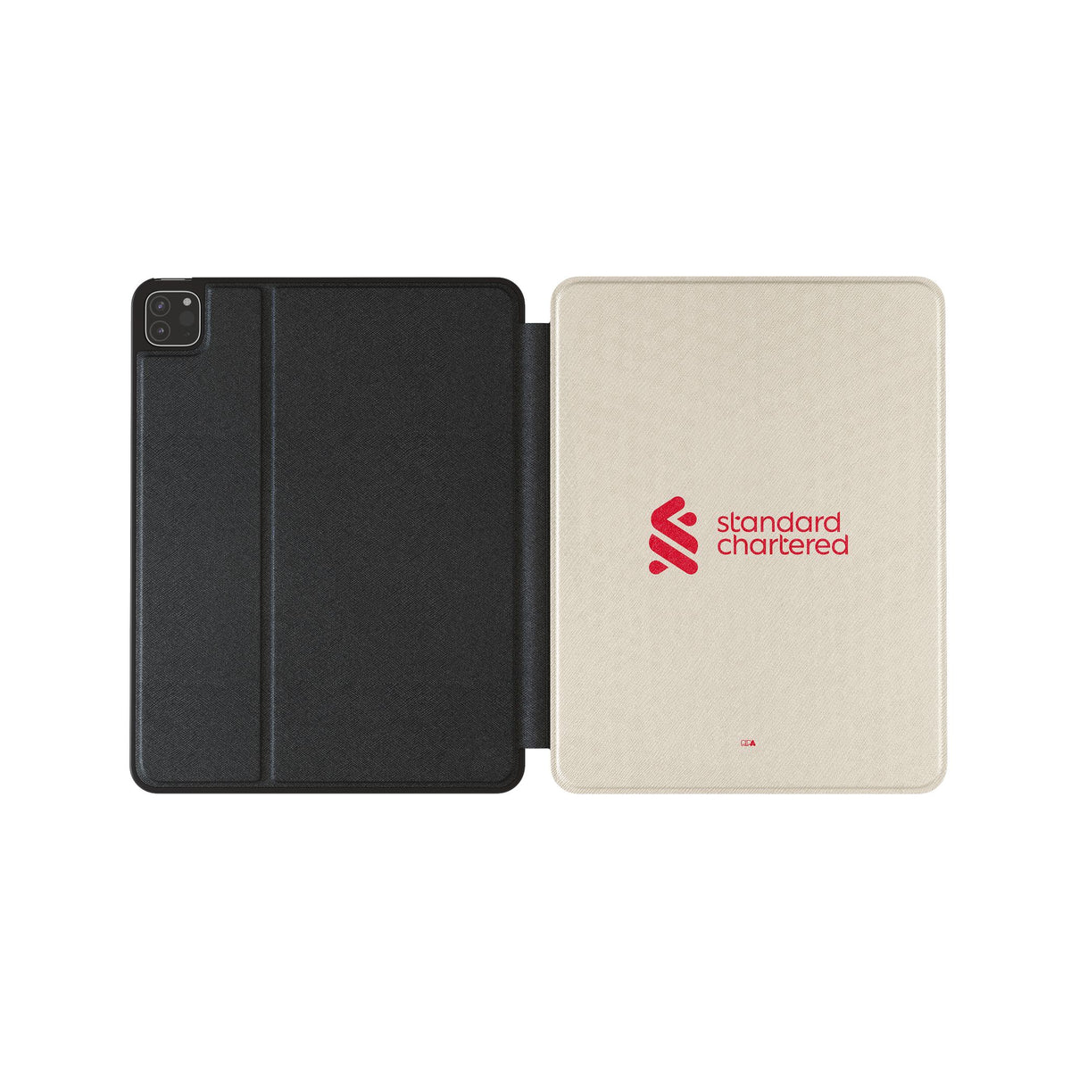iPad case with the Liverpool 2025-26 Away football shirt design by RIPA Football