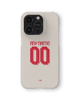 Phone case with the Liverpool 2025-26 Away football shirt design by RIPA Football