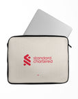 Laptop sleeve with the Liverpool 2025-26 Away football shirt design by RIPA Football