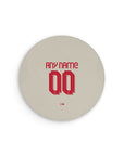 Mouse pad with the Liverpool 2025-26 Away football shirt design by RIPA Football