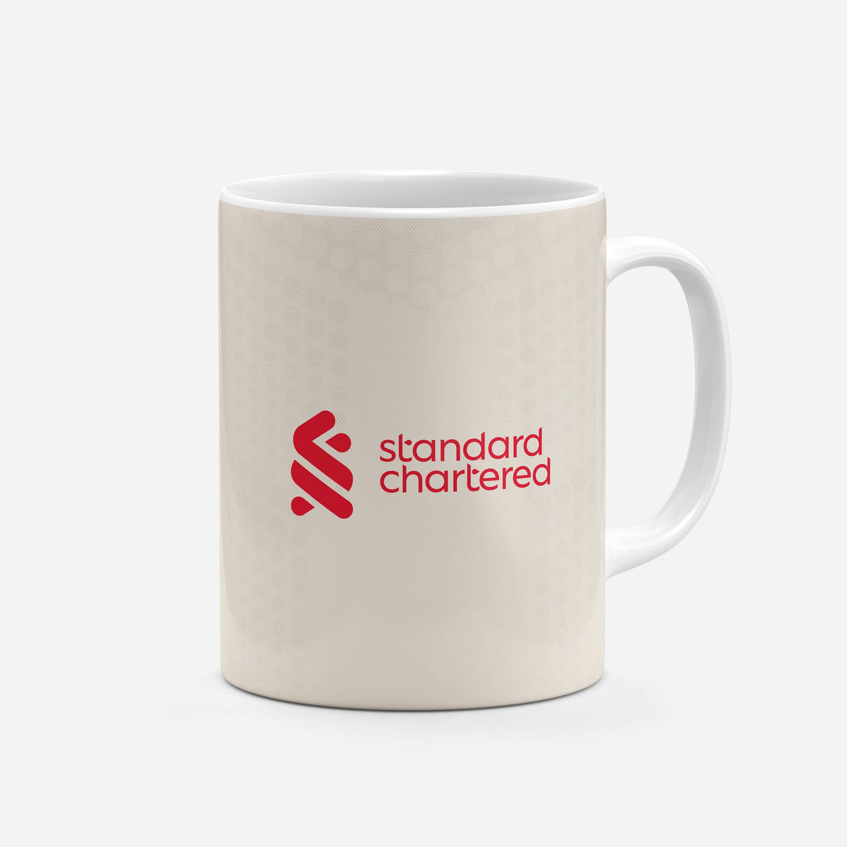 Mug with the Liverpool 2025-26 Away football shirt design by RIPA Football