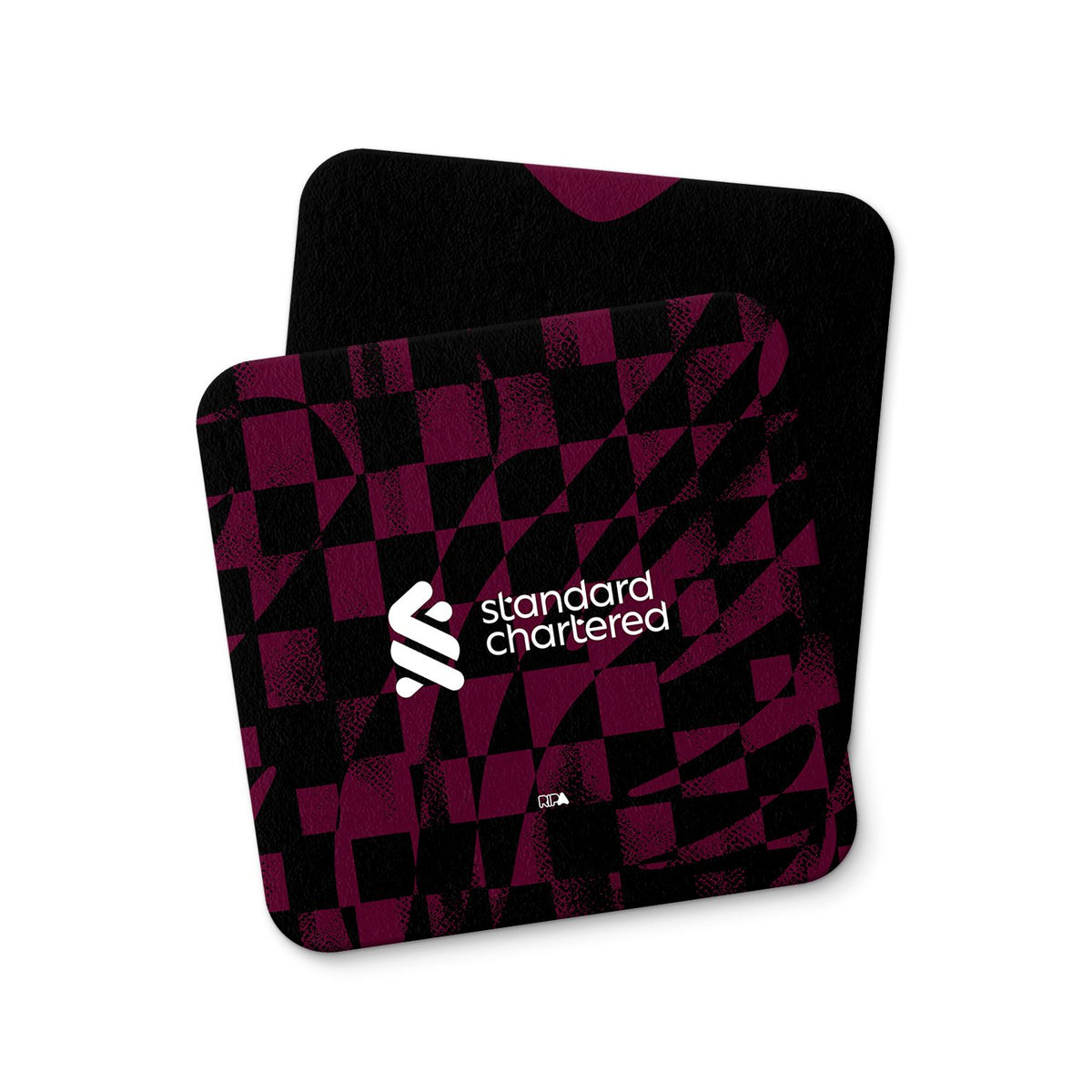 Coaster with the Liverpool 2026-27 Third football shirt design by RIPA Football