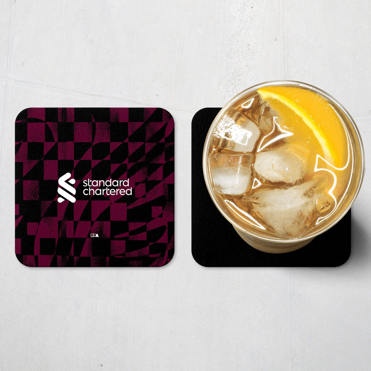 Coaster with the Liverpool 2026-27 Third football shirt design by RIPA Football