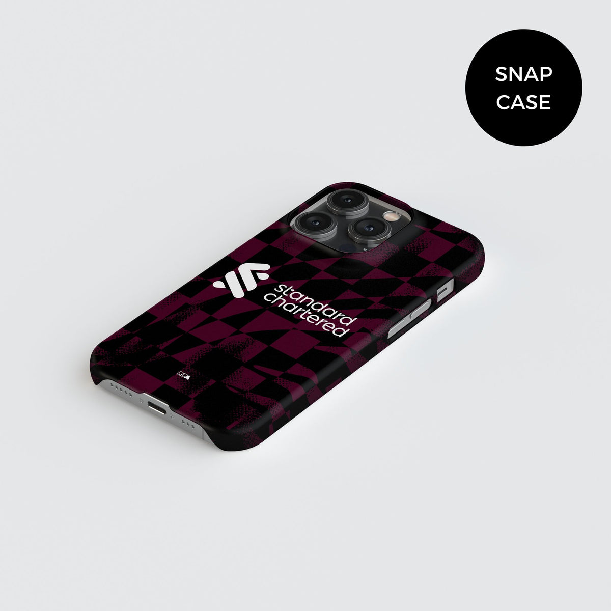 Phone case with the Liverpool 2026-27 Third football shirt design by RIPA Football