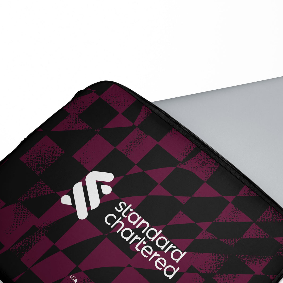 Laptop sleeve with the Liverpool 2026-27 Third football shirt design by RIPA Football
