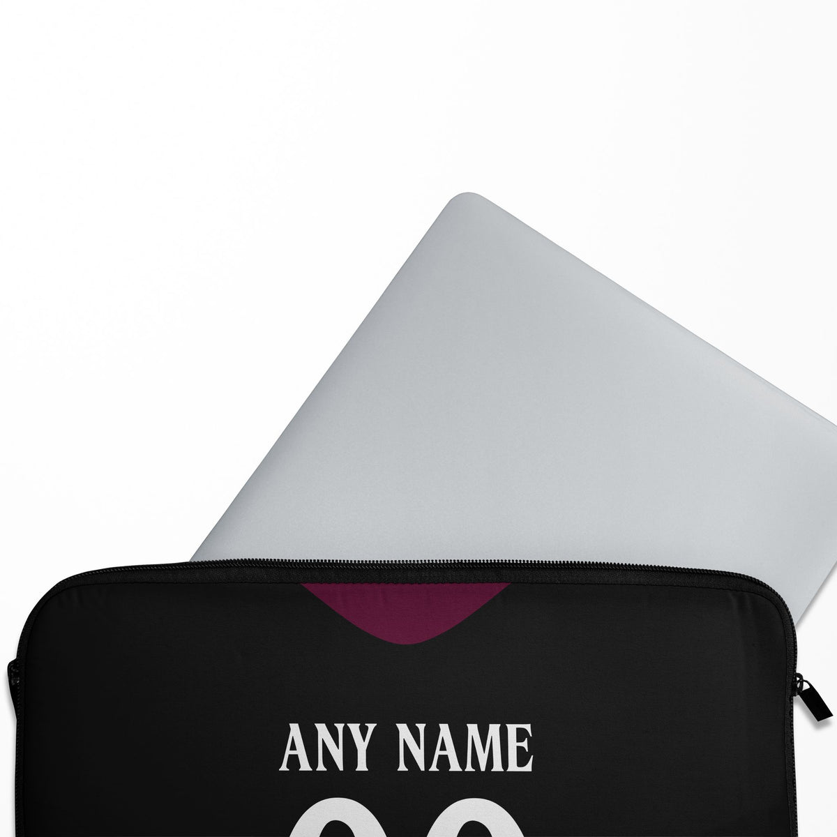 Laptop sleeve with the Liverpool 2026-27 Third football shirt design by RIPA Football