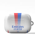 AirPods case with the Olympique Lyonnais 2024-25 Home football shirt design by RIPA Football