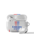 AirPods case with the Olympique Lyonnais 2024-25 Home football shirt design by RIPA Football