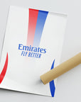 Print with the Olympique Lyonnais 2024-25 Home football shirt design by RIPA Football