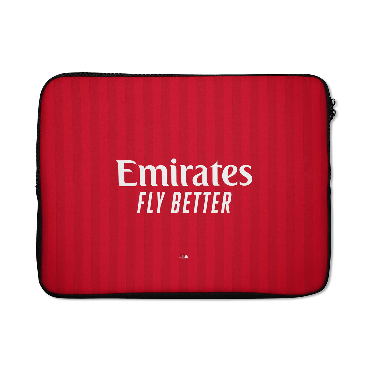 Laptop sleeve with the Olympique Lyonnais 2026-27 Away football shirt design by RIPA Football