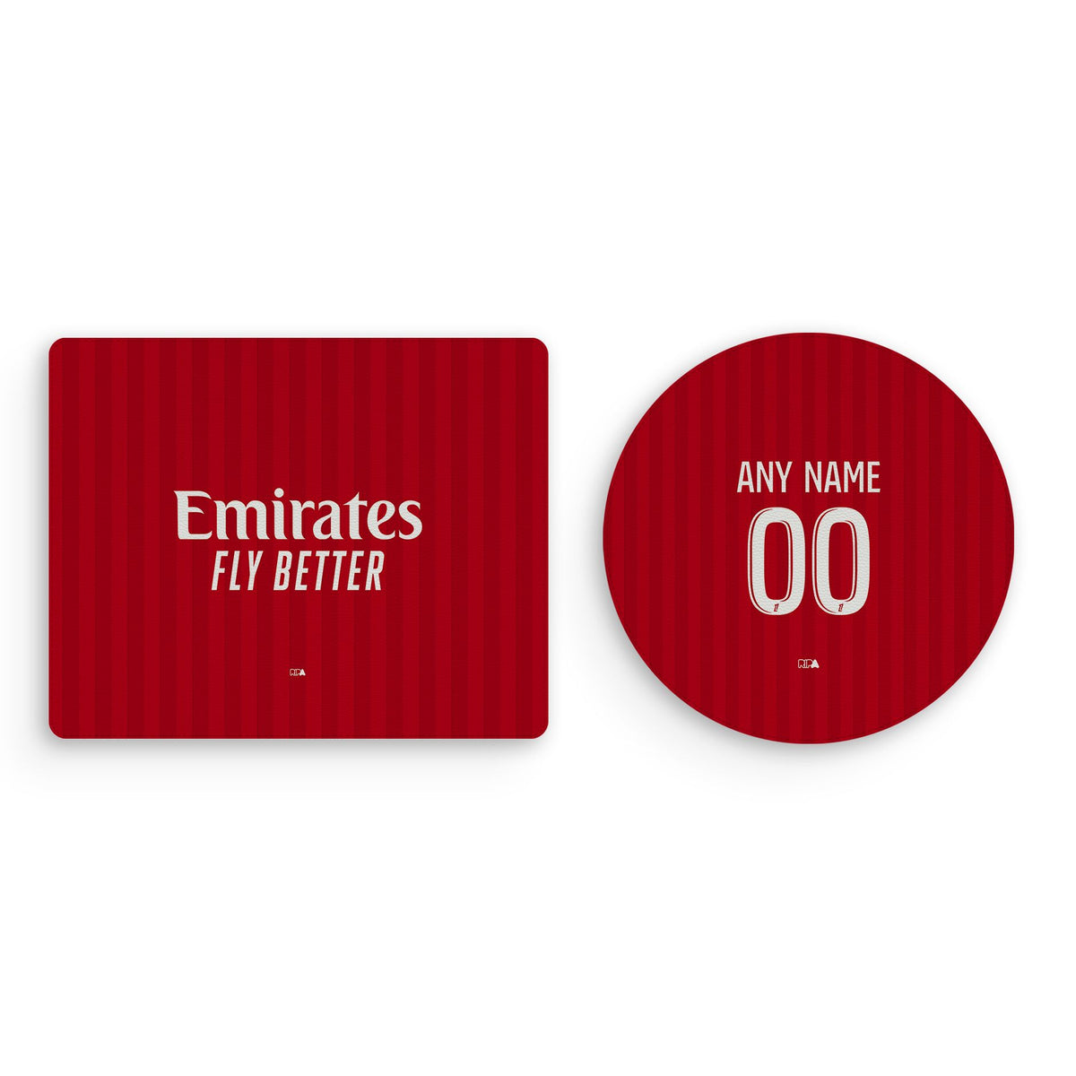 Mouse pad with the Olympique Lyonnais 2026-27 Away football shirt design by RIPA Football