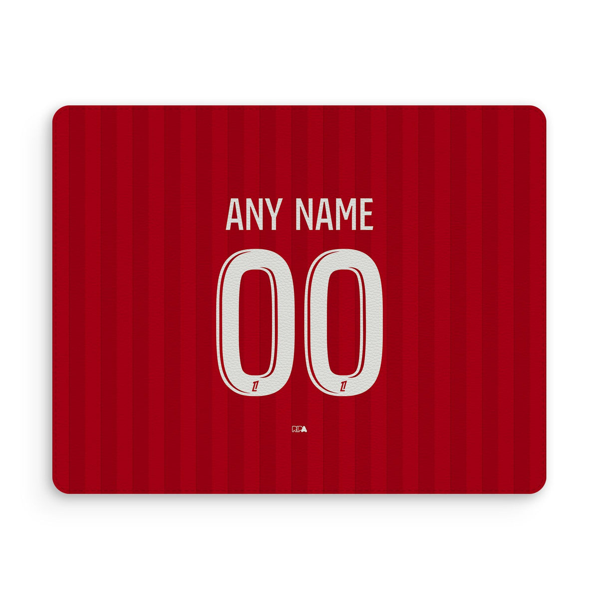 Mouse pad with the Olympique Lyonnais 2026-27 Away football shirt design by RIPA Football