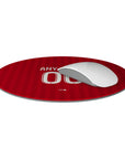 Mouse pad with the Olympique Lyonnais 2026-27 Away football shirt design by RIPA Football