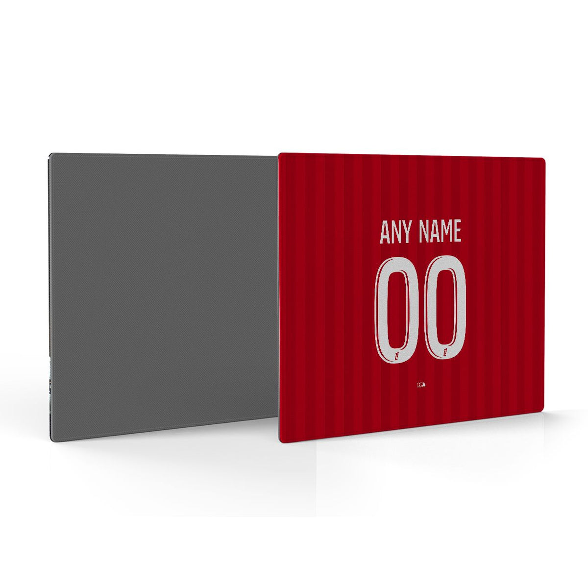 Mouse pad with the Olympique Lyonnais 2026-27 Away football shirt design by RIPA Football