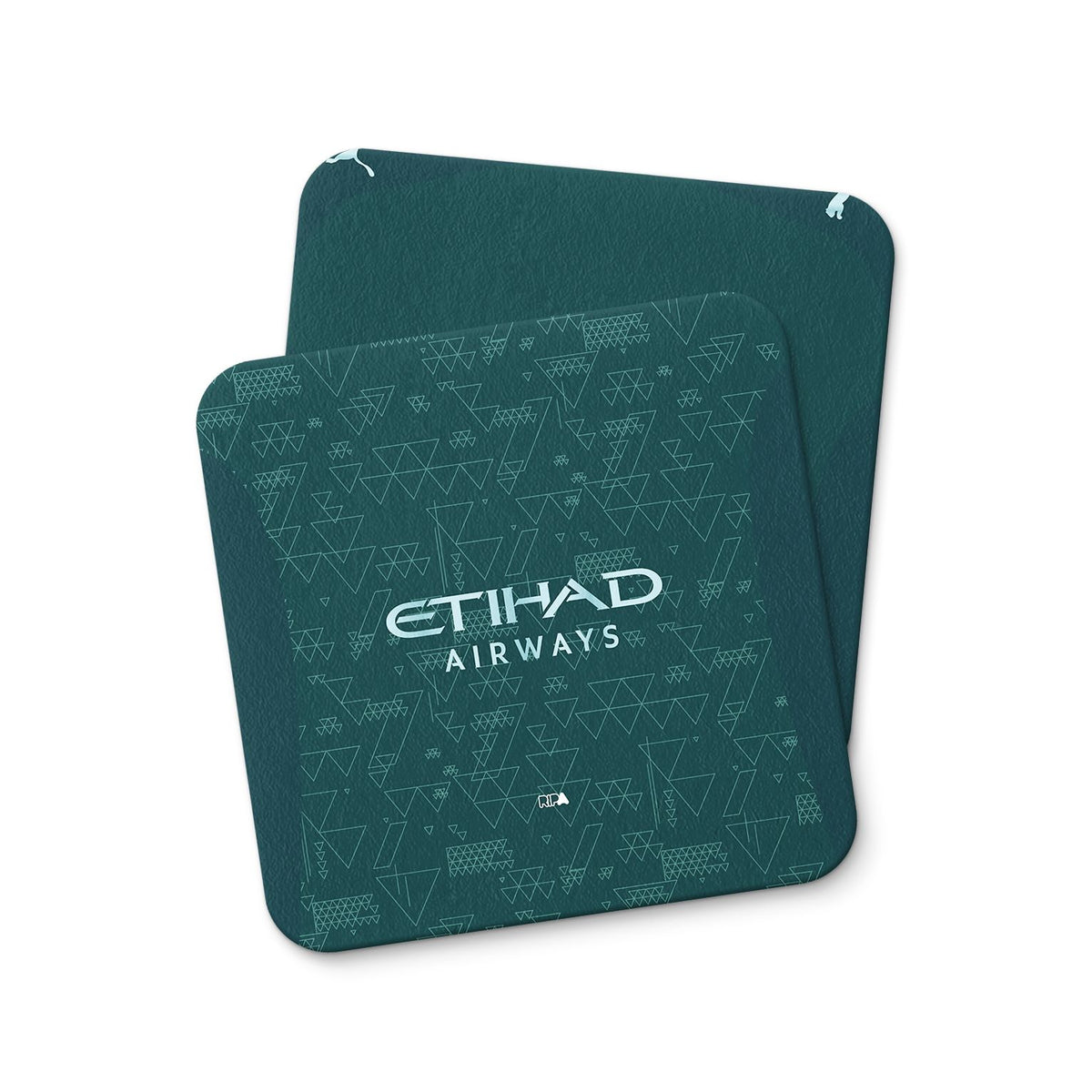 Coaster with the Manchester City 2025-26 Fourth football shirt design by RIPA Football