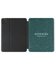 iPad case with the Manchester City 2025-26 Fourth football shirt design by RIPA Football
