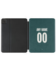 iPad case with the Manchester City 2025-26 Fourth football shirt design by RIPA Football