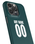 Phone case with the Manchester City 2025-26 Fourth football shirt design by RIPA Football