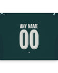 Mouse pad with the Manchester City 2025-26 Fourth football shirt design by RIPA Football