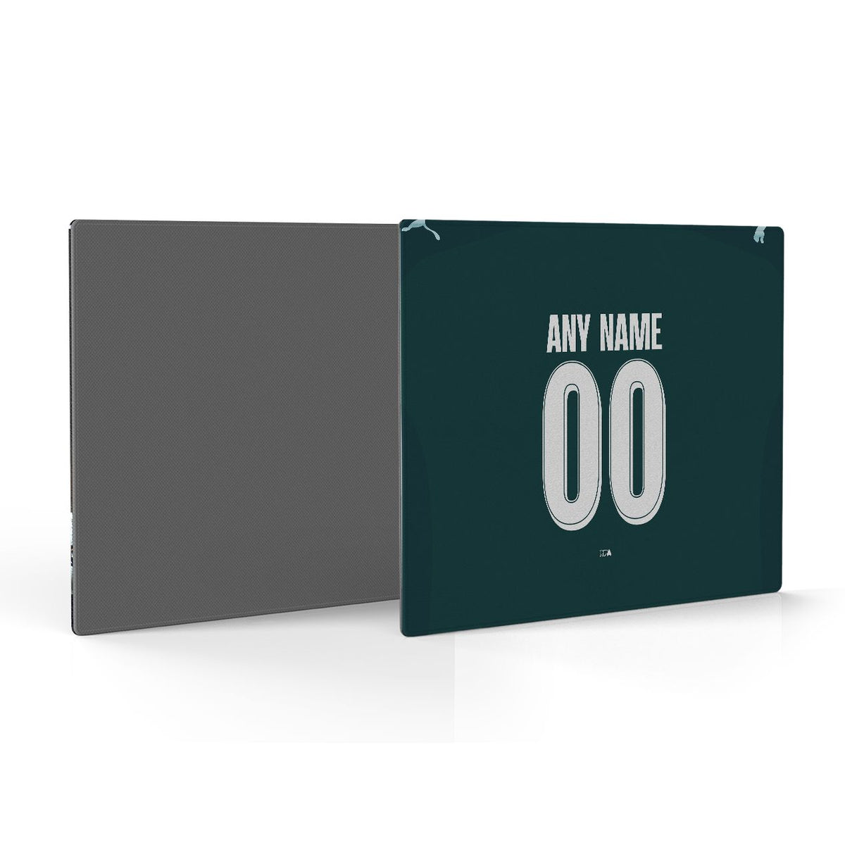 Mouse pad with the Manchester City 2025-26 Fourth football shirt design by RIPA Football