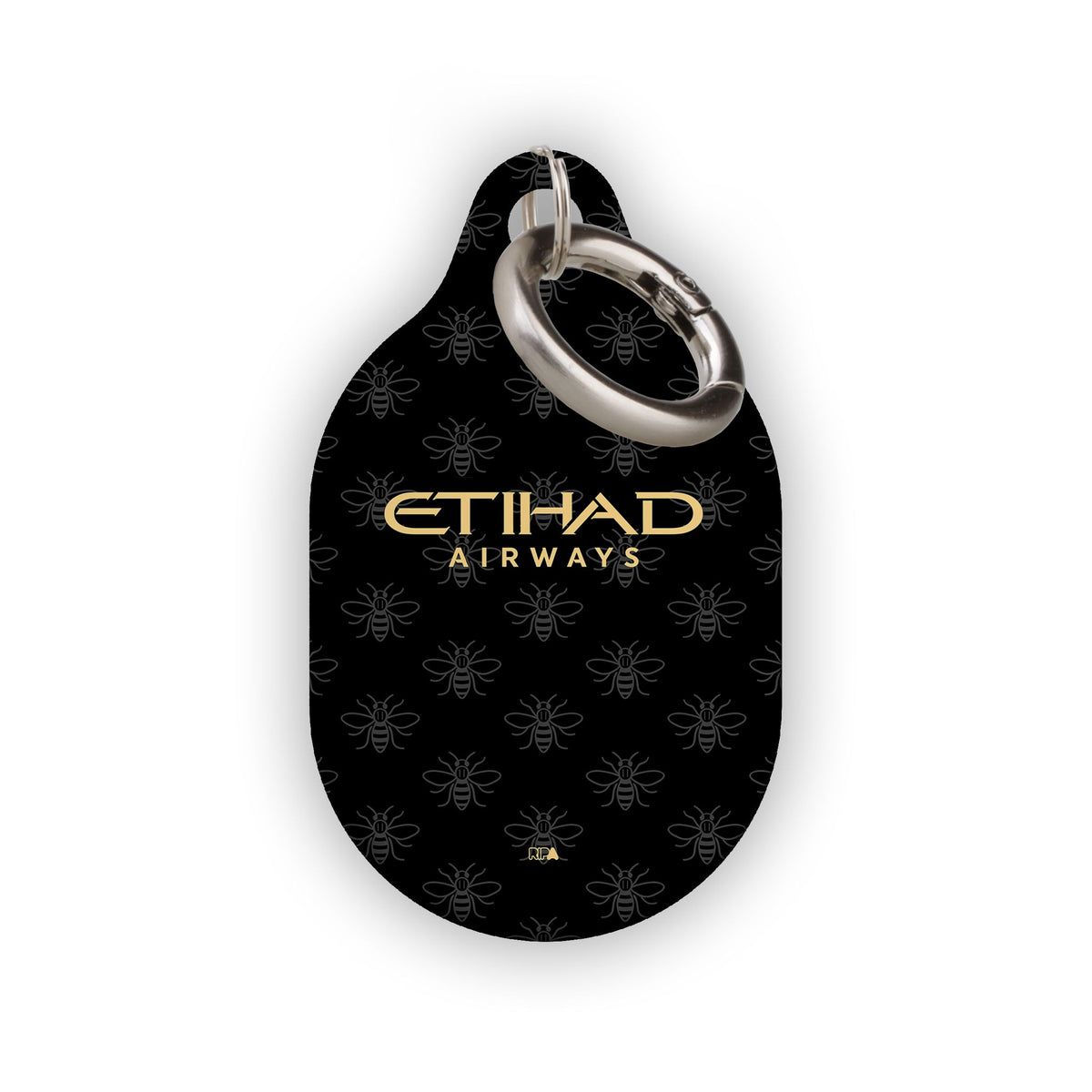 AirTag holder with the Manchester City 2026-27 Away football shirt design by RIPA Football