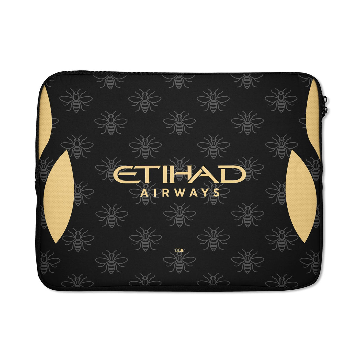Laptop sleeve with the Manchester City 2026-27 Away football shirt design by RIPA Football