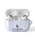 AirPods case with the Manchester United 2025-26 Away football shirt design by RIPA Football