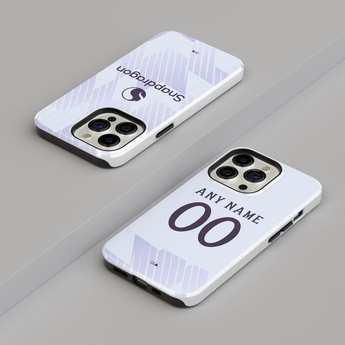 Phone case with the Manchester United 2025-26 Away football shirt design by RIPA Football