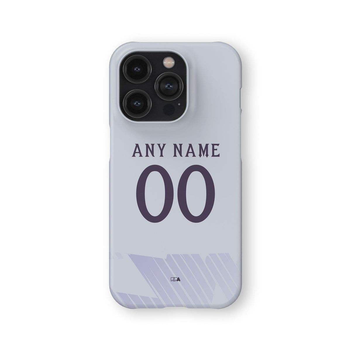 Phone case with the Manchester United 2025-26 Away football shirt design by RIPA Football
