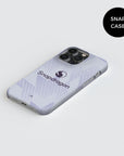 Phone case with the Manchester United 2025-26 Away football shirt design by RIPA Football