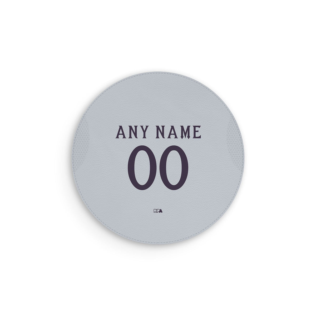 Mouse pad with the Manchester United 2025-26 Away football shirt design by RIPA Football