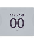 Mouse pad with the Manchester United 2025-26 Away football shirt design by RIPA Football