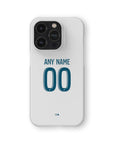 Phone case with the Olympique Marseille 2024-25 Home football shirt design by RIPA Football