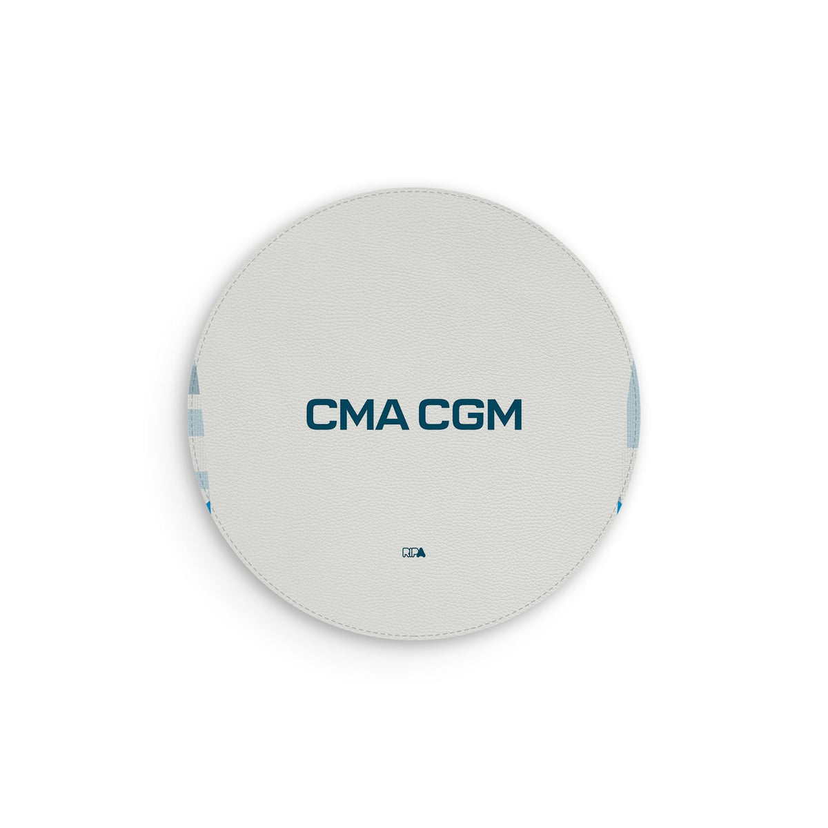 Mouse pad with the Olympique Marseille 2024-25 Home football shirt design by RIPA Football