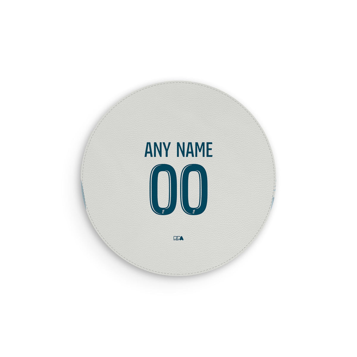 Mouse pad with the Olympique Marseille 2024-25 Home football shirt design by RIPA Football
