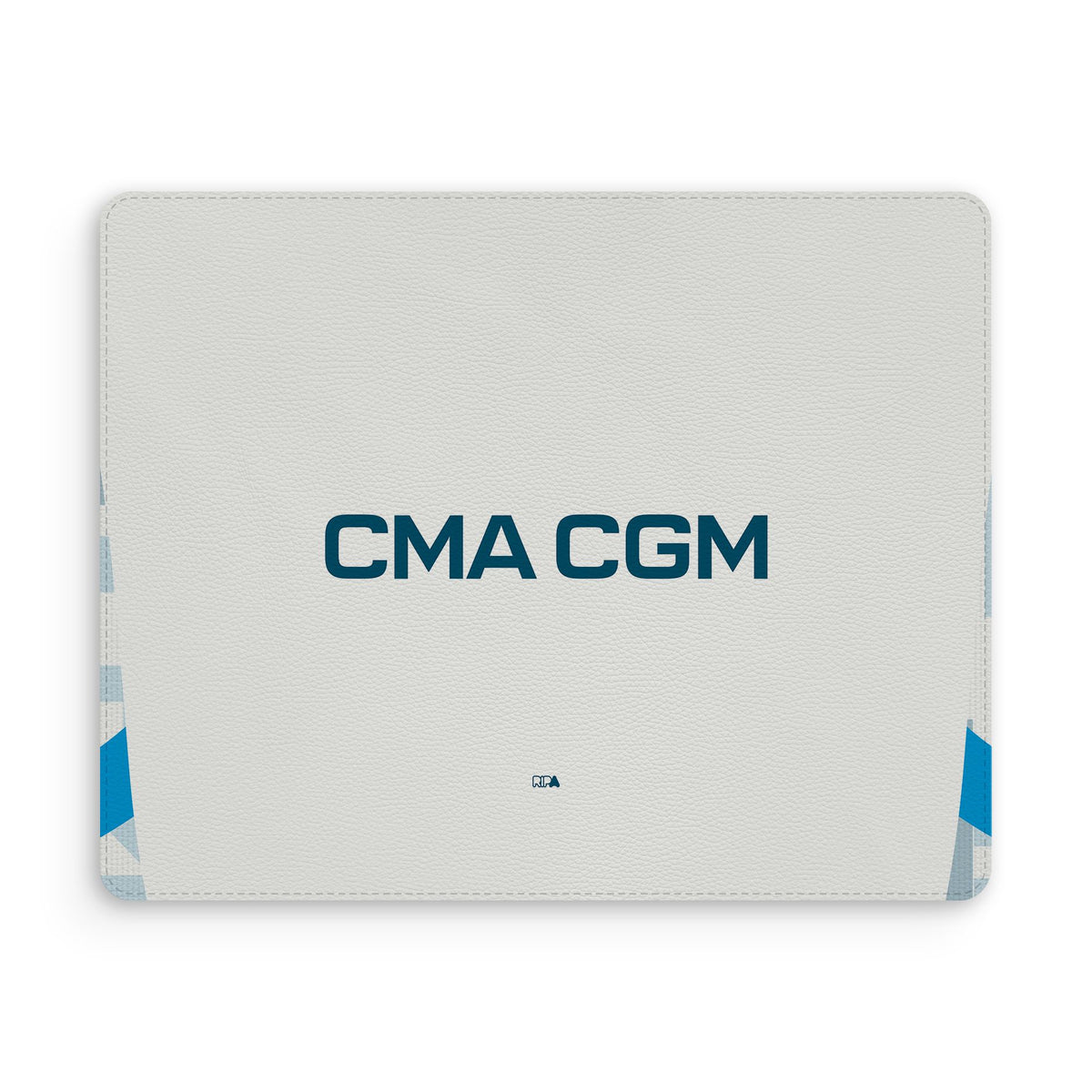Mouse pad with the Olympique Marseille 2024-25 Home football shirt design by RIPA Football
