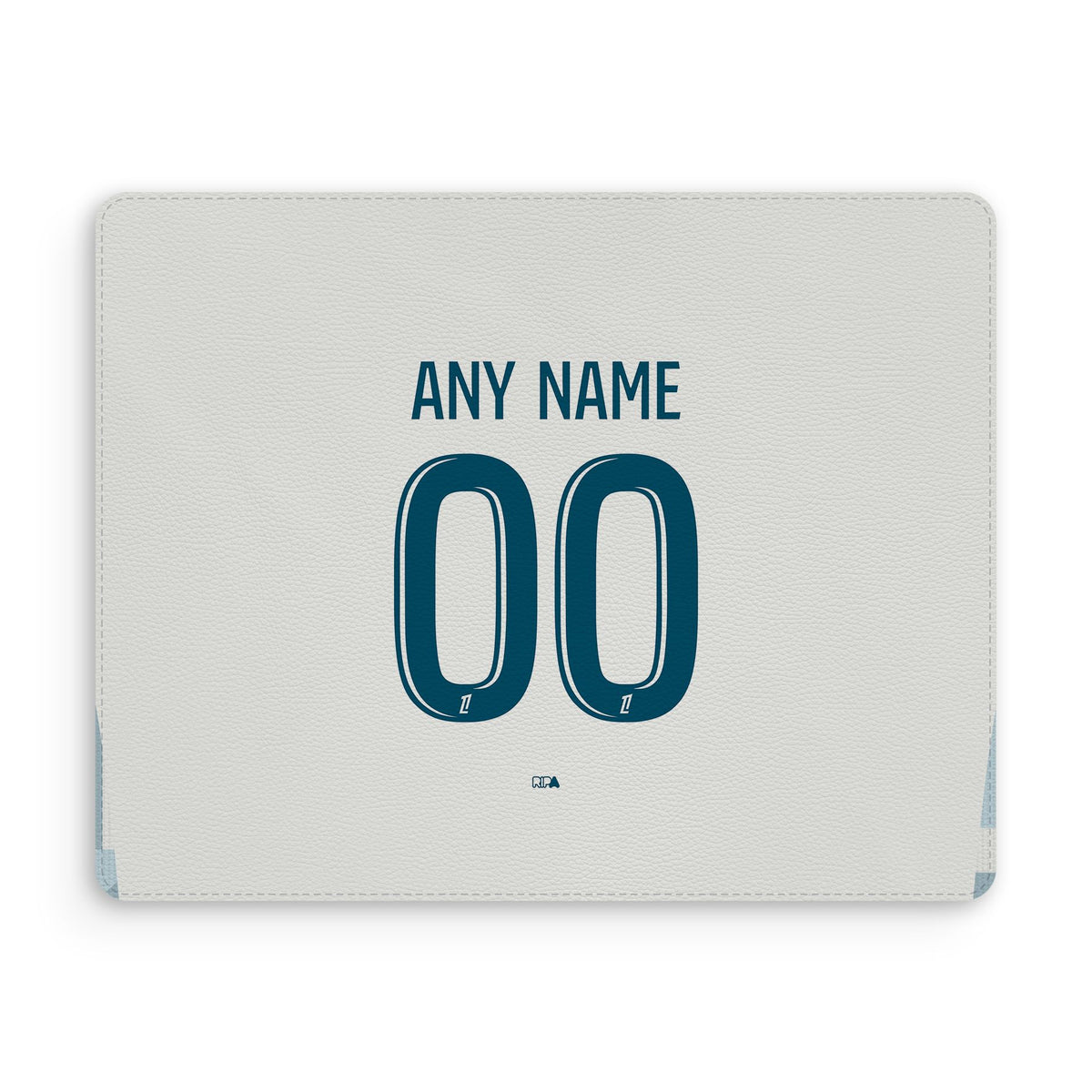 Mouse pad with the Olympique Marseille 2024-25 Home football shirt design by RIPA Football