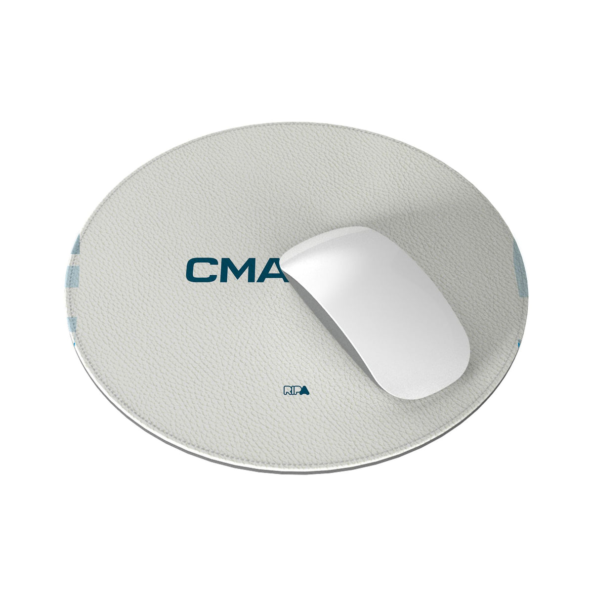 Mouse pad with the Olympique Marseille 2024-25 Home football shirt design by RIPA Football