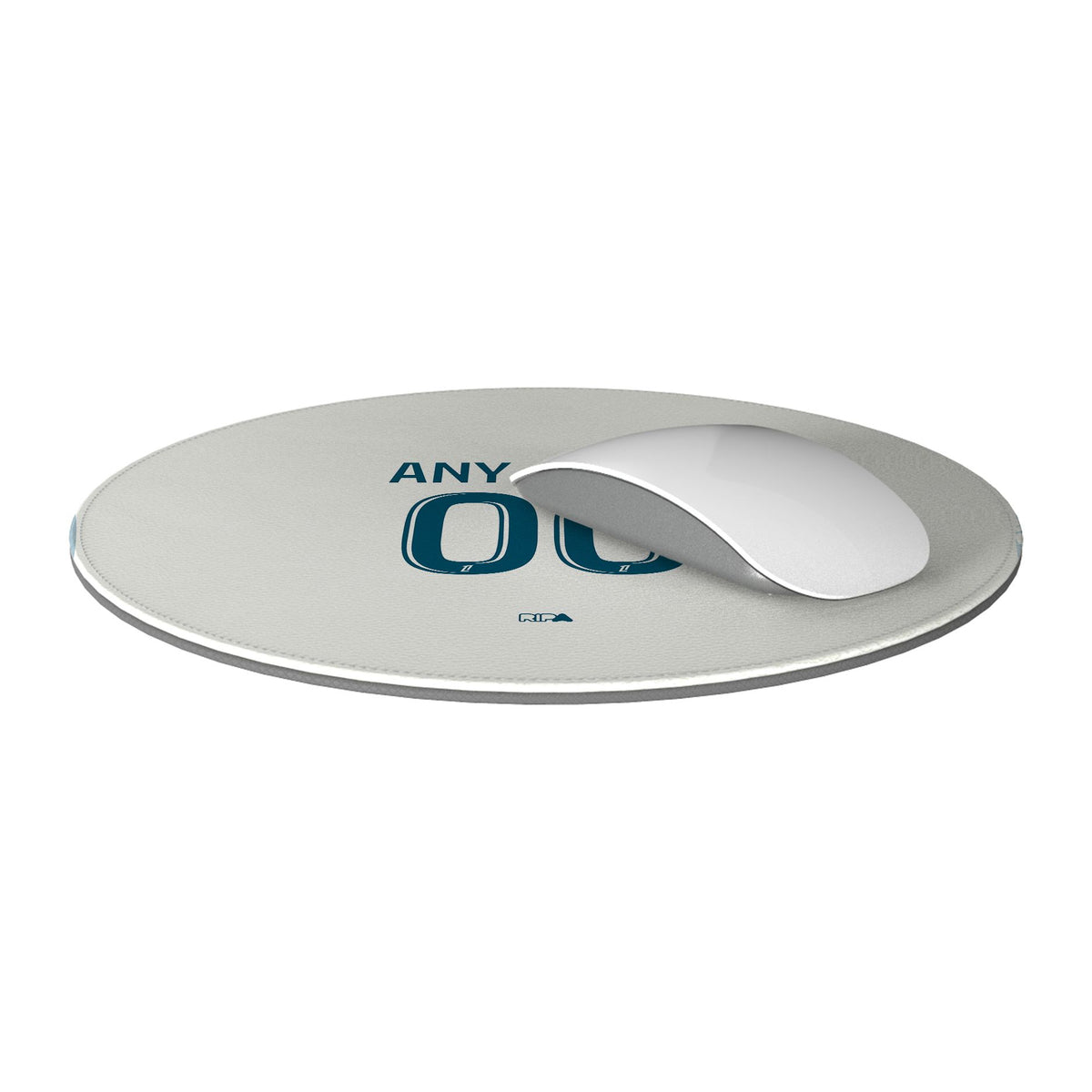 Mouse pad with the Olympique Marseille 2024-25 Home football shirt design by RIPA Football