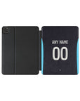 iPad case with the Olympique Marseille 2025-26 Away football shirt design by RIPA Football